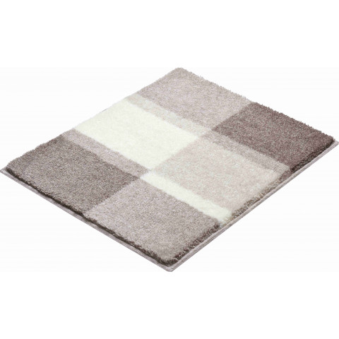 Tapis de salle de bain fantasie beige 50 x 60 cm