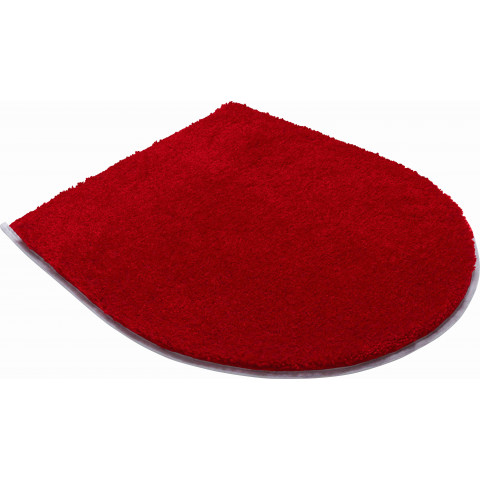 Tapis de salle de bain capricio rubis housse pour abattant wc 47 x 50 cm