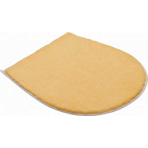 Tapis de salle de bain fantastic jaune housse pour abattant wc 47 x 50 cm