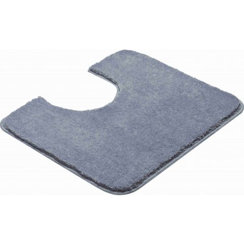 Tapis de salle de bain fantastic gris contour wc 50 x 60 cm