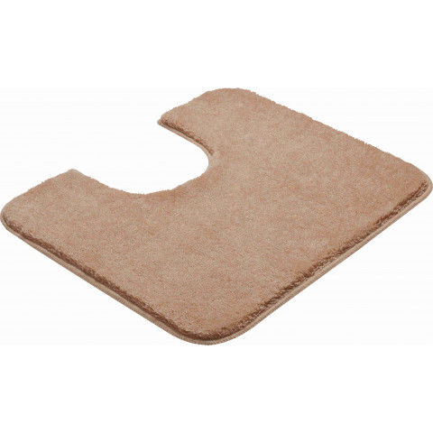 Tapis de salle de bain fantastic beige contour wc 50 x 60 cm