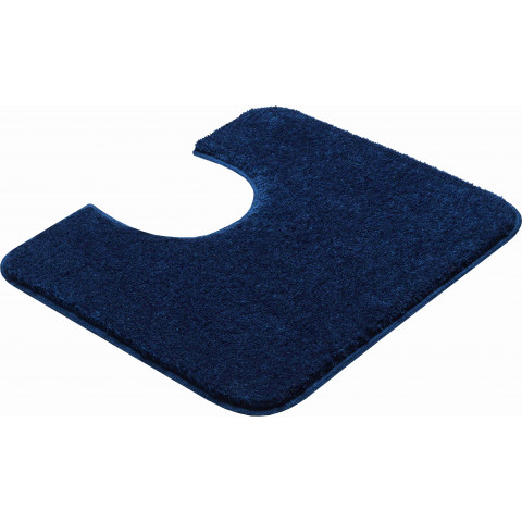 Tapis de salle de bain fantastic royal bleu contour wc 50 x 60 cm