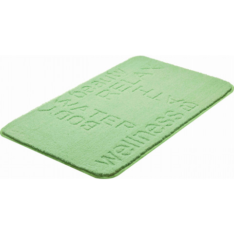 Tapis de salle de bain feeling vert 60 x 100 cm