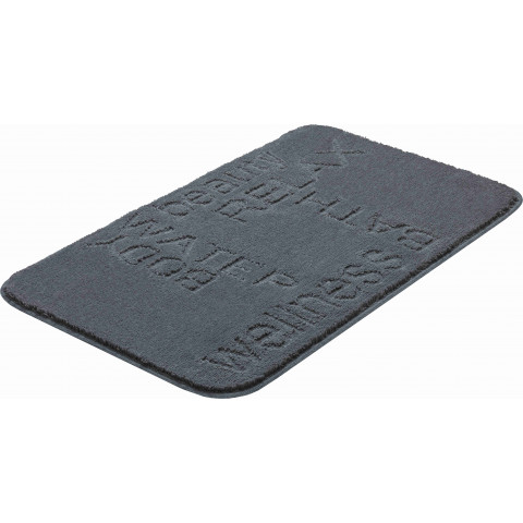 Tapis de salle de bain feeling anthracite 70 x 120 cm
