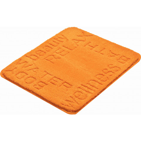 Tapis de salle de bain feeling orange 50 x 60 cm