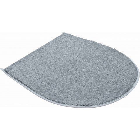 Tapis de salle de bain flash anthracitehousse pour abattant wc 47 x 50 cm