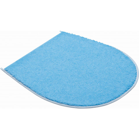 Tapis de salle de bain flash bleu housse pour abattant wc 47 x 50 cm