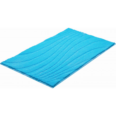 Tapis de salle de bain marrakesh turquoise 60 x 100 cm