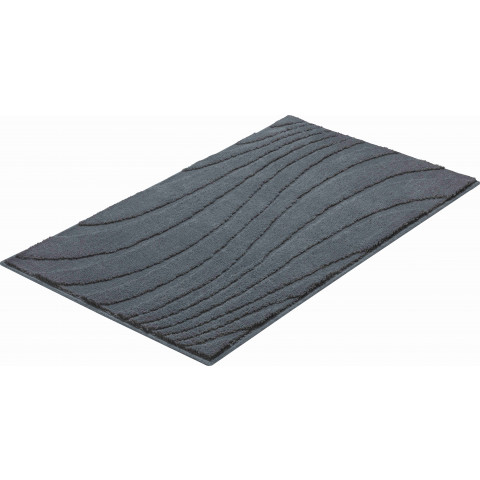 Tapis de salle de bain marrakesh anthracite 60 x 100 cm