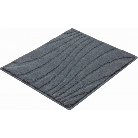 Tapis de salle de bain marrakesh anthracite 50 x 60 cm