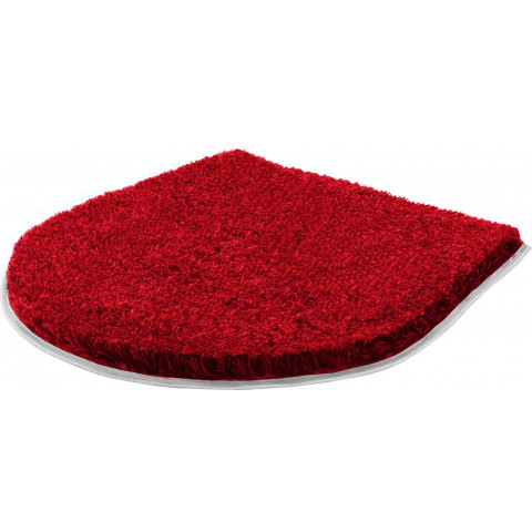 Tapis de salle de bain lex rubis housse pour abattant wc 47 x 50 cm