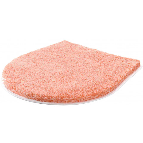 Tapis de salle de bain lex rose housse pour abattant wc 47 x 50 cm