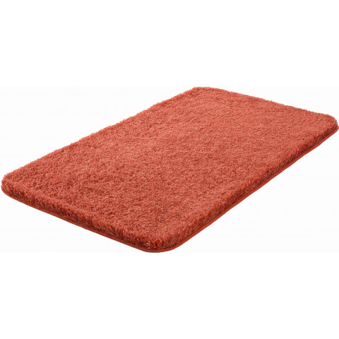 Tapis de salle de bain lex orange 50 x 80 cm