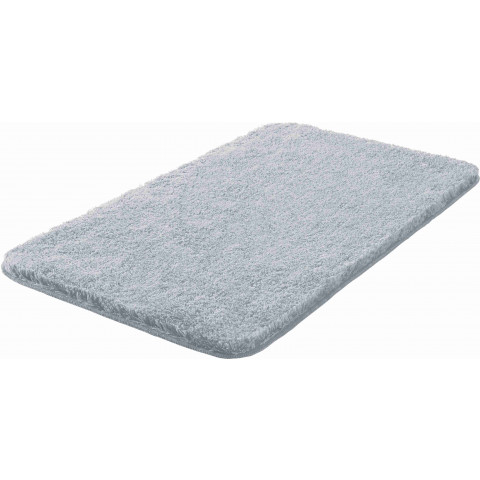 Tapis de salle de bain lex argent 70 x 120 cm