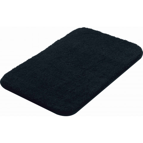 Tapis de salle de bain lex noir 70 x 120 cm