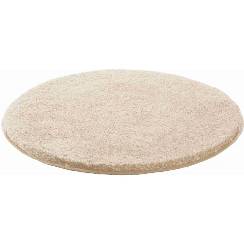 Tapis de salle de bain lex champagne rond 80 cm