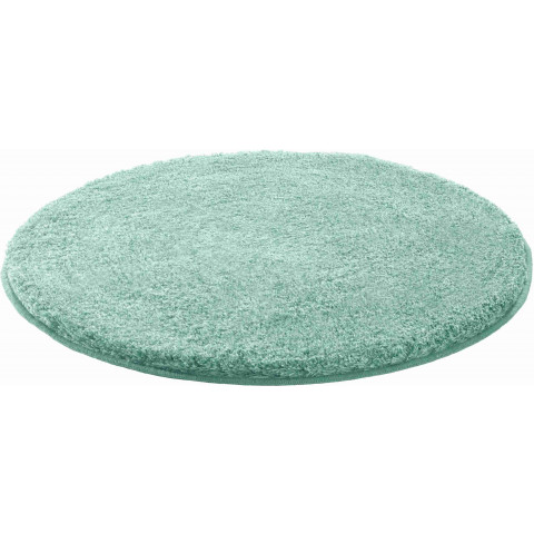 Tapis de salle de bain lex vert rond 80 cm