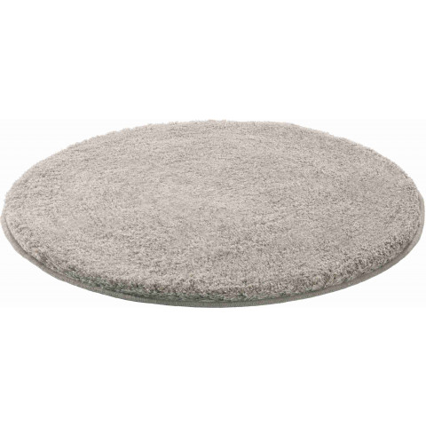 Tapis de salle de bain lex beige rond 80 cm