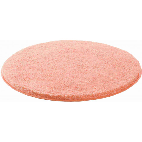 Tapis de salle de bain lex rose rond 80 cm
