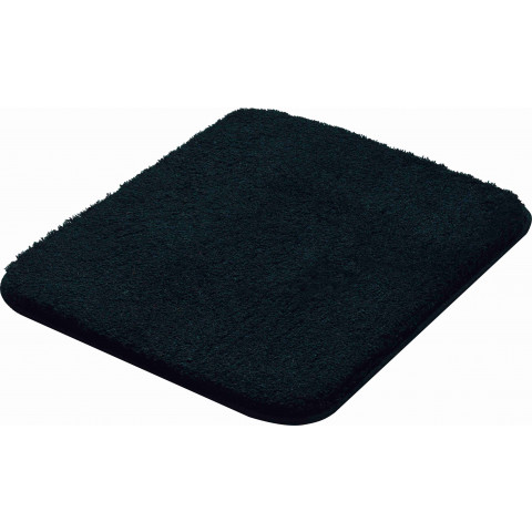 Tapis de salle de bain lex noir 50x60