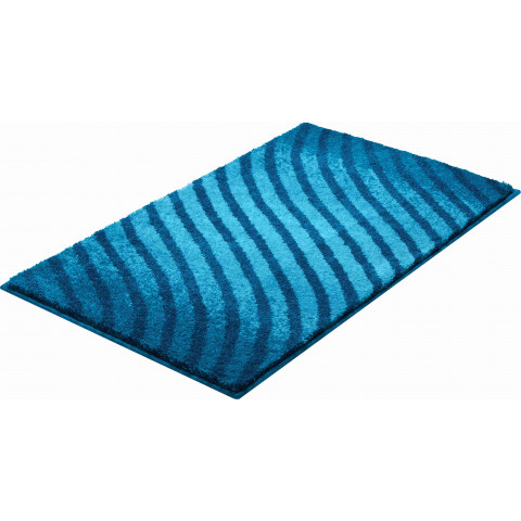 Tapis de salle de bain eternity turquoise 70 x 120 cm