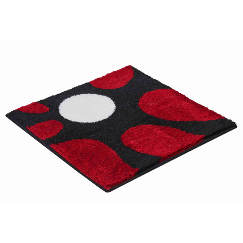 Tapis de salle de bain colani 12 rouge 60 x 60 cm