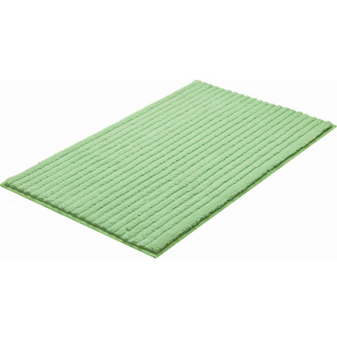 Tapis de salle de bain riffle vert 60 x 100 cm