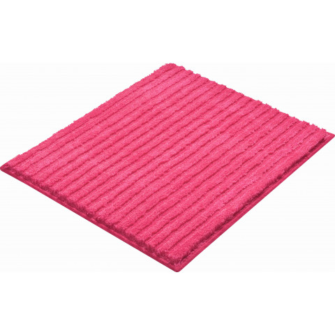 Tapis de salle de bain riffle rose 50 x 60 cm