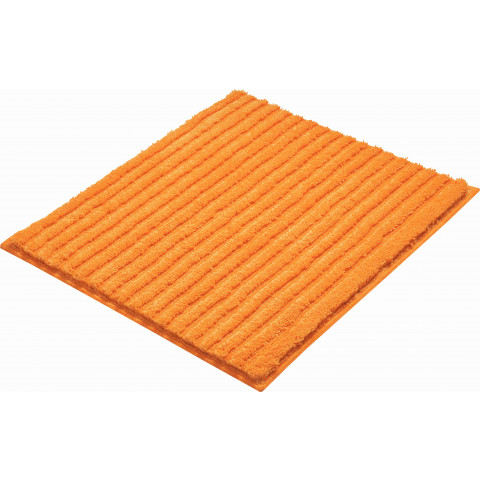Tapis de salle de bain riffle orange 50 x 60 cm