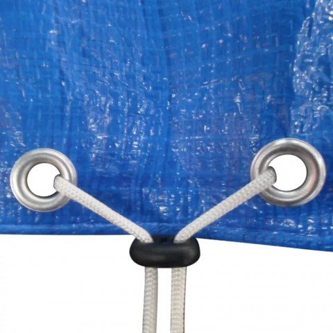 VIDAXL Rouleau de couverture de piscine avec base en plastique pas cher 