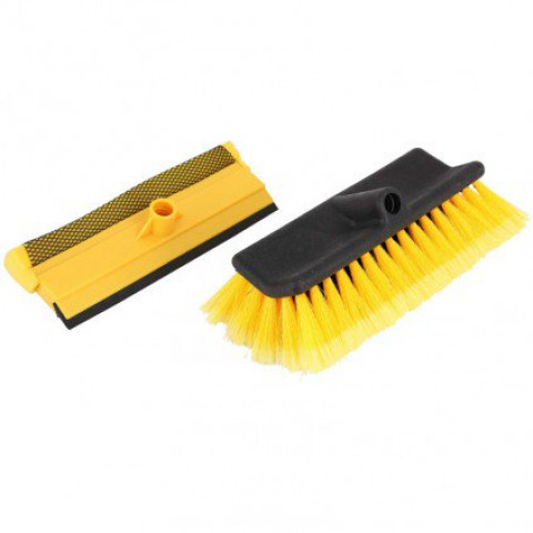 Balai brosse de lavage télescopique 200 cm gris