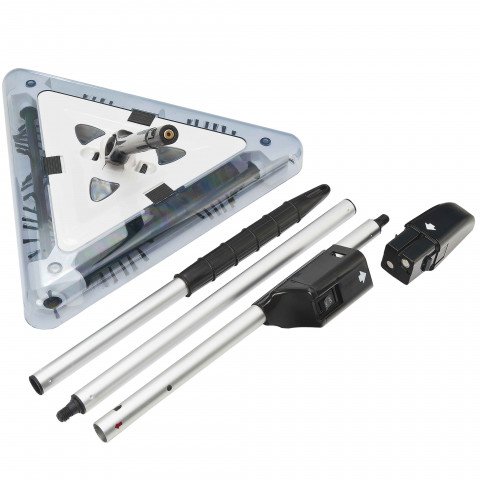 Balai triangulaire rechargeable