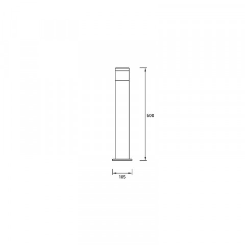 Balise de jardin arrow led 12 ampoules