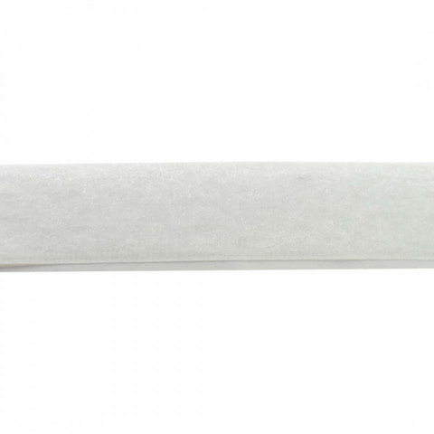 Bande adhésive auto-agrippante boucle 25mm x 25m - blanc