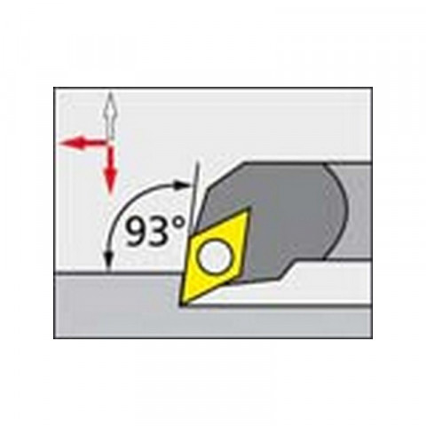 Barre d'alésage ISO 93° A..-SDUCR/L, à arrosage interne, Désignation : A20R SDUCR 11, Ø queue - dg7 20 mm, Dimensions Ø min. 26 mm