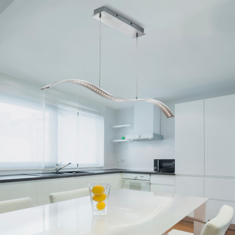 Barre vague led, en argent