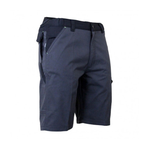 Bermuda LMA LEBEURRE fondeur bicolore multipoches gris sombre/noir T.50 - 6089 FONDEUR GRIS SOMBRE/NOIR 50
