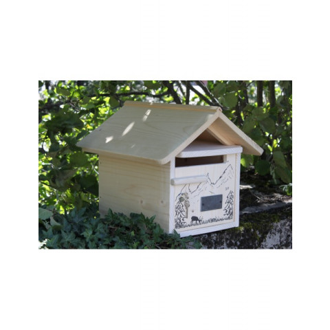 Boîte aux lettres en bois créastuce : la combe aux cerfs (1 porte)