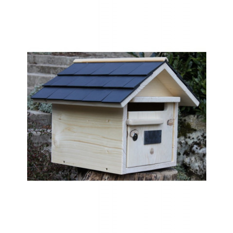 Boîte aux lettres en bois créastuce : maillat (1 porte prestige)