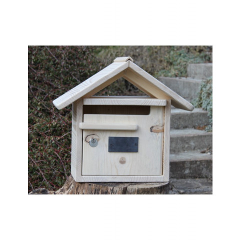 Boîte aux lettres en bois créastuce: maillat (courte 1 porte)