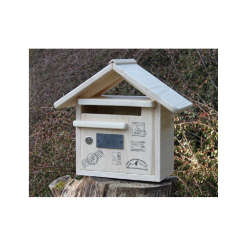 Boîte aux lettres en bois créastuce : routard (courte)