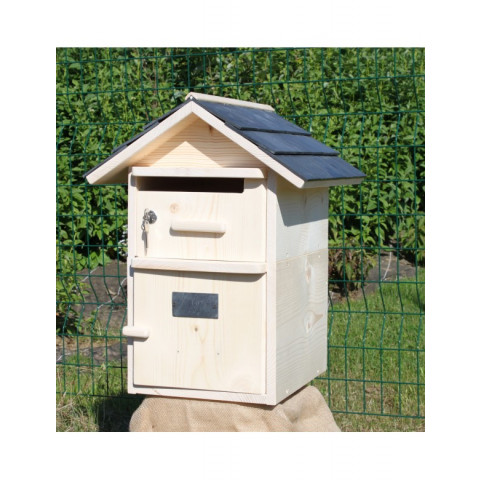 Boîte aux lettres en bois créastuce bois suisse prestige