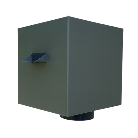 Boite à eau zinc 250x250x250 - Vert lichen