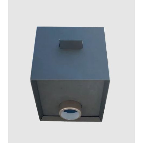 Boite à eau zinc 250x250x250 - Zinc quartz