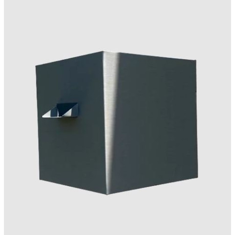 Boite à eau zinc 190x190x190 - Zinc quartz
