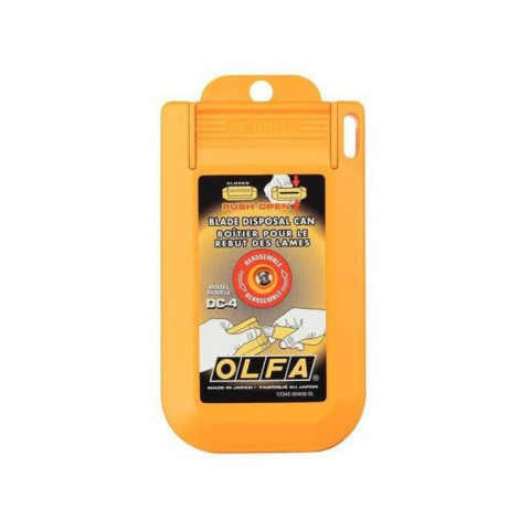Conteneur de poche OLFA DC-4 pour stockage de lames usagées - CARPENTRAS SIGN - OL15476