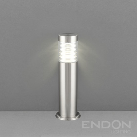Borne equinox led, acier inoxydable et polycarbonate, 50 cm