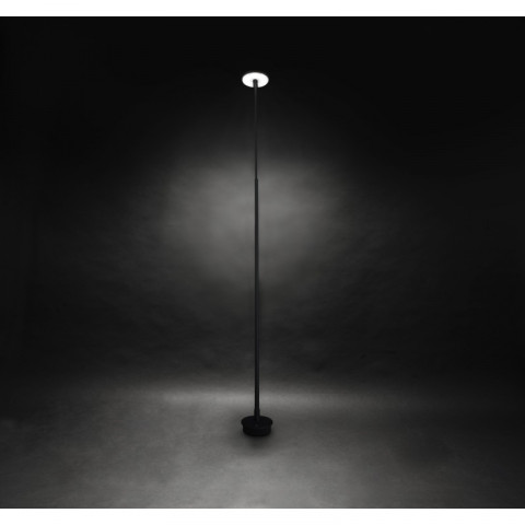 Borne invisible, aluminium et polycarbonate, noir