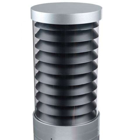 Borne temis 100cm aluminium et polycarbonate