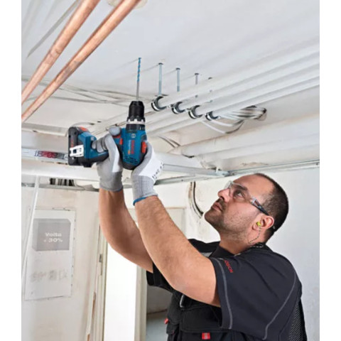 Perceuse-visseuse à percussion GSB 18V-65 - BOSCH - sans batterie, ni chargeur - L-Boxx - 06019N3301